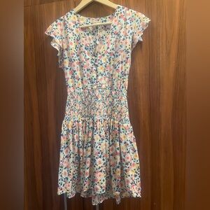 Poupette St. Barth Floral Dress - Pink and Blue